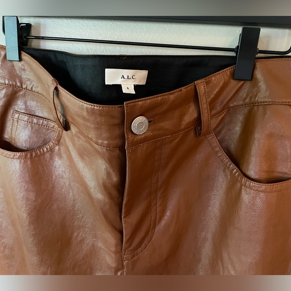 A.L.C Faux Leather Christopher Pants - Picture 5 of 6